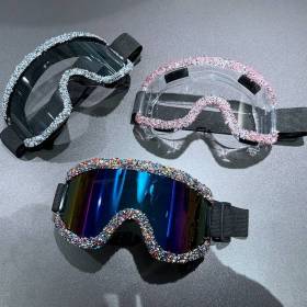 Eye Protection Cycling Diamond Studded Glasses