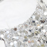 Strap Strap Large Bead Irregular Dress