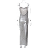 Backless Slim Fit Camisole Dress