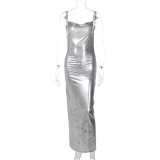 Backless Slim Fit Camisole Dress