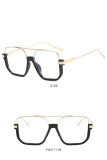 Sunglasses Half Frame Large Frame Double Beam UV Resistant Sunglasses