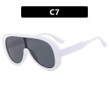 Conjoined Large Frame Sunglasses