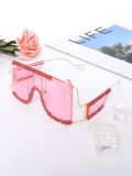 Metal Box Butterfly Powder Sunglasses