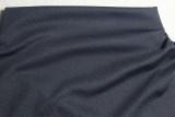 Solid Color Dress with Single Sleeve Round Neck Pullover