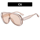 Conjoined Large Frame Sunglasses