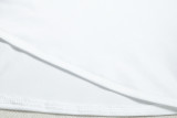Round Neck Sleeveless Slim Fit Long Irregular Skirt with a Large Skirt