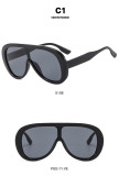 Conjoined Large Frame Sunglasses