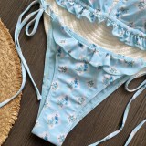 Bikini Lace Split Women's Swimsuit