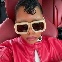 Box Wide Leg Sunglasses