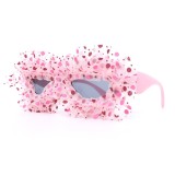 Polka Dot Organza Decorative Sunglasses