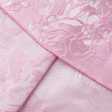 Jacquard Strapless Bow Dress
