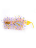 Polka Dot Organza Decorative Sunglasses
