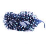 Polka Dot Organza Decorative Sunglasses