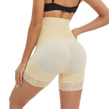High Waisted Breasted Zipper Compression Peach Hip Slimming Compression and Body Lifting Pants