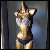 Swimsuit Diamond Fringe Bikini Nightclub Outfit