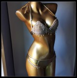 Swimsuit Diamond Fringe Bikini Nightclub Outfit