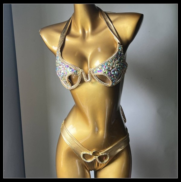 Diamond Chain Diamond Bikini Swimsuit