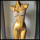 Diamond Fringe Swimsuit Bikini Nightclub Outfit