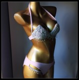 Swimsuit Diamond Fringe Bikini Nightclub Outfit