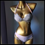 Swimsuit Diamond Fringe Bikini Nightclub Outfit