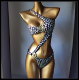 Swimsuit Diamond Fringe Bikini Nightclub Outfit