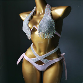 Tassel Bikini Swimsuit Nightclub Wear Lingerie