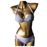 Swimsuit Diamond Fringe Bikini Nightclub Outfit