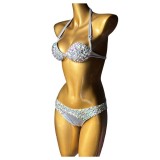 Diamond Fringe Swimsuit Bikini Nightclub Outfit