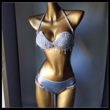 Swimsuit Diamond Fringe Bikini Nightclub Outfit
