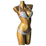 Diamond Fringe Swimsuit Bikini Nightclub Outfit