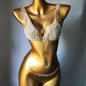 Diamond Swimsuit Diamond Fringe Bikini