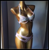 Diamond Fringe Swimsuit Bikini Nightclub Outfit