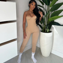 Sleeveless Camisole High Waisted Jumpsuit