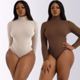 High Neck Base Shirt Long Sleeved Bodysuit