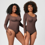 Undercover Long Sleeved Corset One-piece Seamless One-piece Shapewear