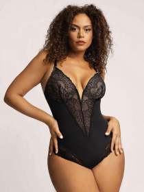 Shaping Plus Size Underwear Waist Cinching and Hip Lifting Bodysuit Jumpsuit