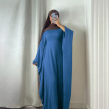Spring/Summer Party Waist Collection Bat Sleeve Dress