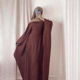 Spring/Summer Party Waist Collection Bat Sleeve Dress