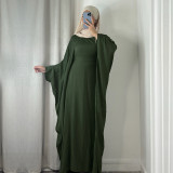 Spring/Summer Party Waist Collection Bat Sleeve Dress