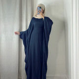 Spring/Summer Party Waist Collection Bat Sleeve Dress