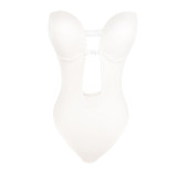 Invisible Shoulder Strap Shapewear, Backless One-piece Corset