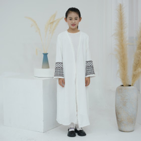 Dubai Middle East Türkiye Dubai Embroidery Fringe Children's Gown
