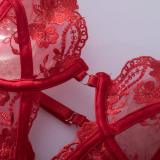 Embroidered Hanging Socks Shapewear Jumpsuit