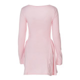 Strapless Sexy Long Sleeved Princess Dress