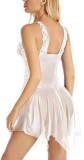 Lace Transparent Mesh Fun Suspender Skirt