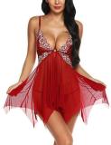 Lace Transparent Mesh Fun Suspender Skirt