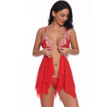 Lace Transparent Mesh Fun Suspender Skirt