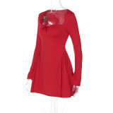 Strapless Sexy Long Sleeved Princess Dress