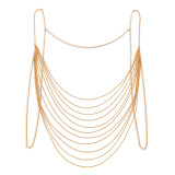 Metal Snake Bone Chain Chest Chain Tassel Body Chain