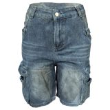 Overalls Denim Shorts